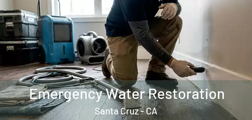 Emergency Water Restoration Santa Cruz - CA