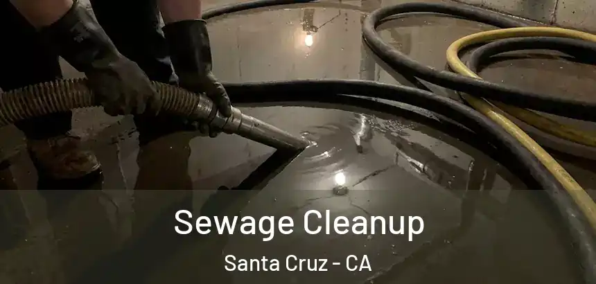  Sewage Cleanup Santa Cruz - CA